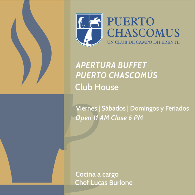 Apertura Buffet Puerto Chascomús